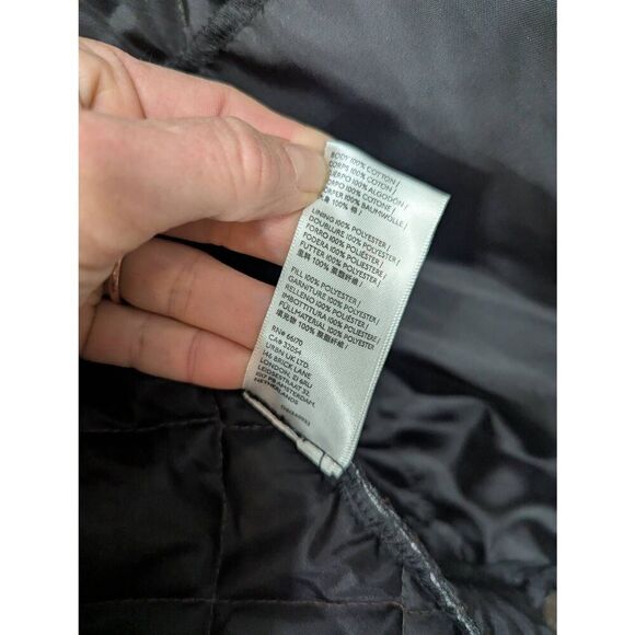 BDG quilted Shacket men's size medium brown lined snaps cotton Jacket - Picture 8 of 9